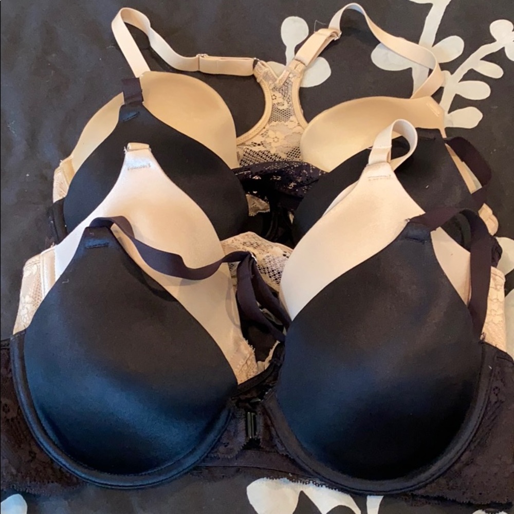 Four Maidenform bras